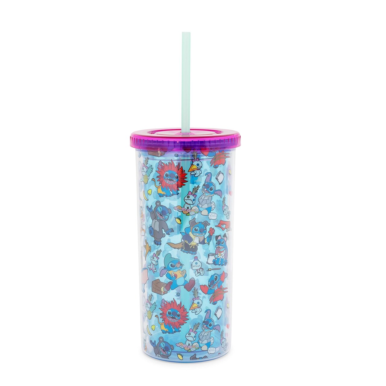 Disney Lilo & Stitch Costumes 20-Ounce Carnival Cup With Lid and Straw